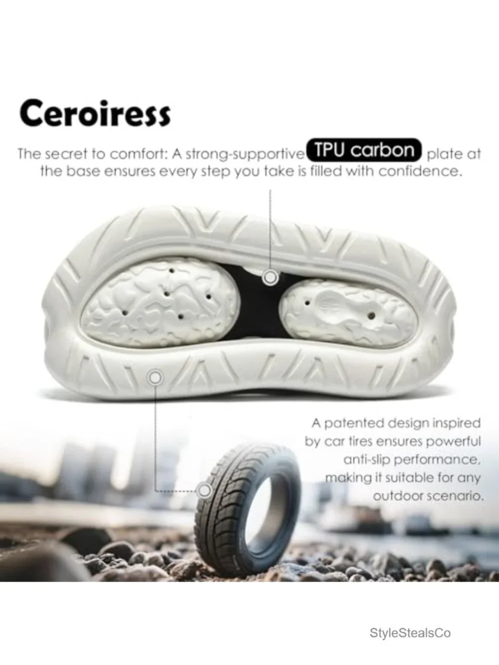 Men's Slip On Clogs EVA Platform Slides Hollow Sandals Outdoor